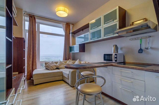 

1-к. квартира, 44 м², 2 кровати