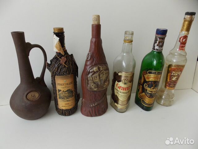 Бутылки винтажные