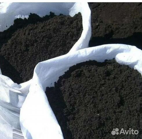Земля чернозем в мешках