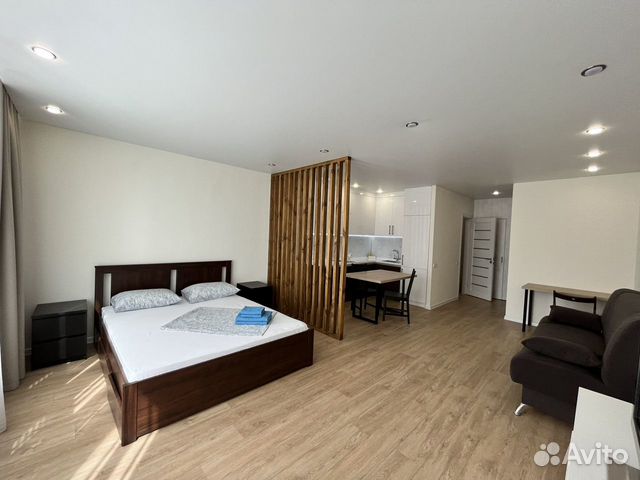 

Квартира-студия, 43 м², 2 кровати