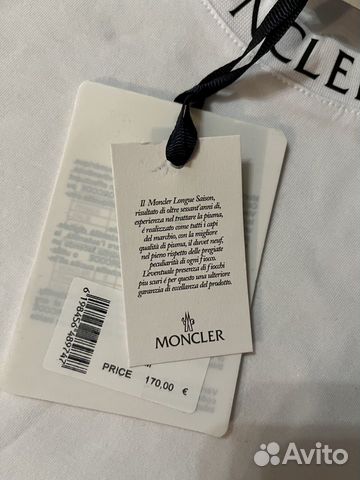 Новая футболка оригинал Moncler