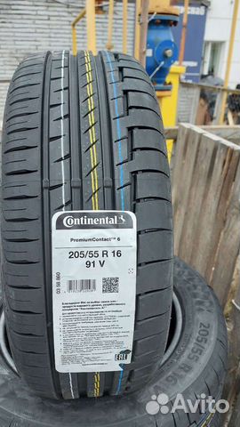 Continental PremiumContact 6 205/55 R16 91V, 4 шт