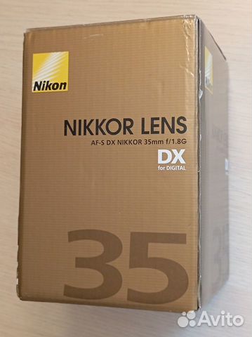 Объектив Nikon 35мм AF-S 1:1.8G