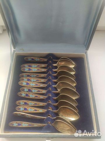 Набор серебряных кофейных ложек