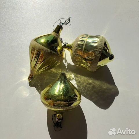Набор советских ёлочных игрушек «Фонарики»