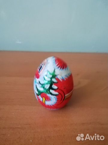 Яйцо декоративное, ручная роспись, дерево