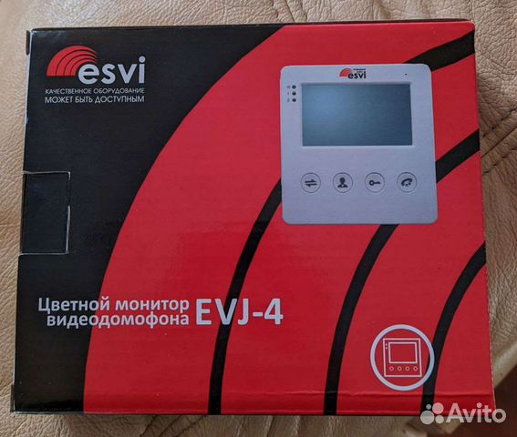Видеодомофон esvi evj-4