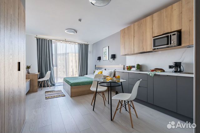 

Квартира-студия, 30 м², 1 кровать