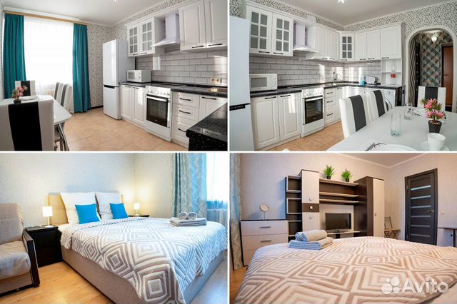 

1-к. квартира, 37 м², 2 кровати