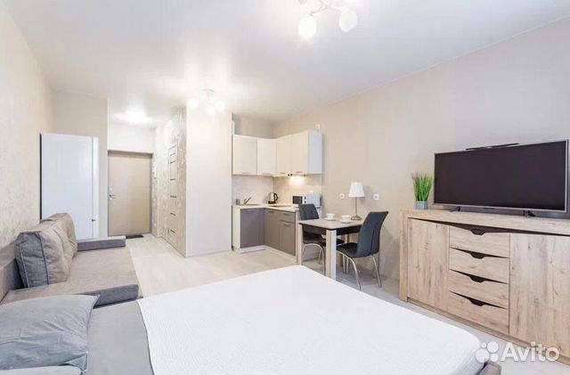 

Квартира-студия, 35 м², 2 кровати
