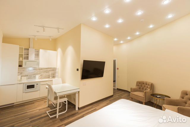 

Квартира-студия, 34 м², 1 кровать