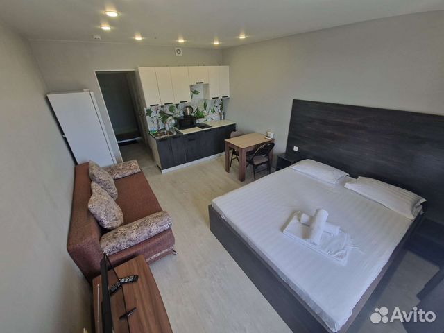 

Квартира-студия в апарт-отеле, 26 м², 2 кровати