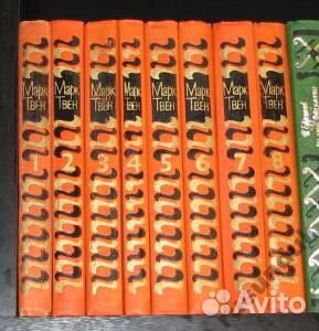 Марк Твен в 8 томах 1980 г Марк Твен в 8 томах 1980 г