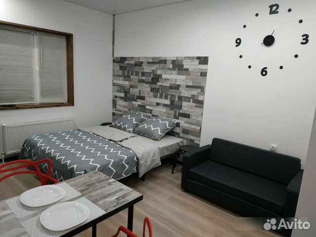 

Квартира-студия, 25 м², 2 кровати