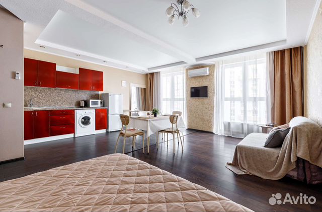

1-к. квартира, 53 м², 2 кровати