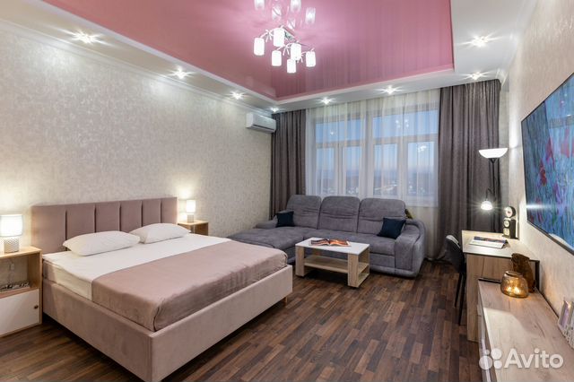 

1-к. квартира, 55 м², 3 кровати