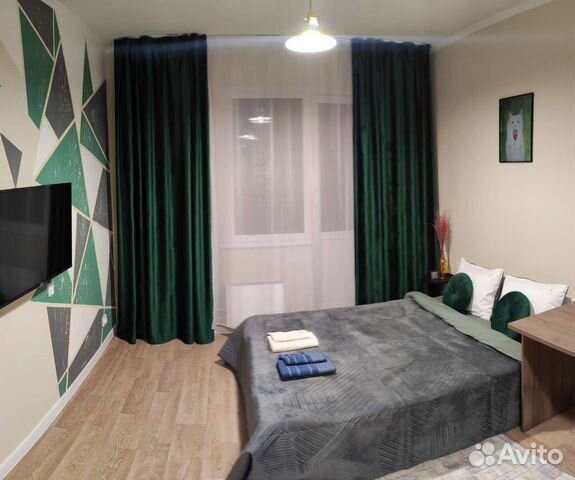 

1-к. квартира, 48 м², 3 кровати