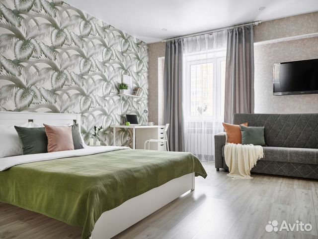 

Квартира-студия, 38 м², 2 кровати