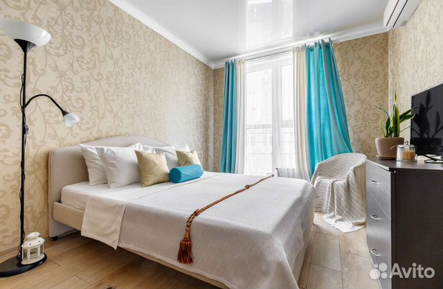 

1-к. квартира, 45 м², 2 кровати