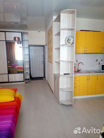 

Квартира-студия, 30 м², 1 кровать