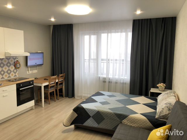

Квартира-студия, 30 м², 2 кровати