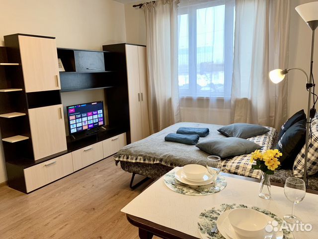 

Квартира-студия, 20 м², 2 кровати