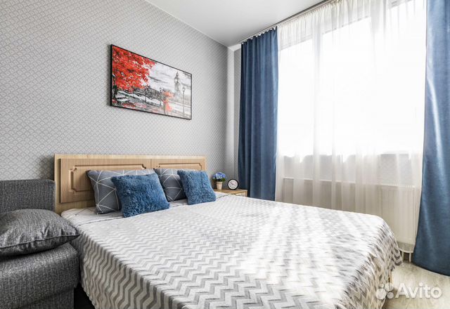 

1-к. квартира, 39 м², 2 кровати