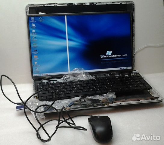 Бу ноутбук HP Pavilion M6-1000 AMD сломан корпус