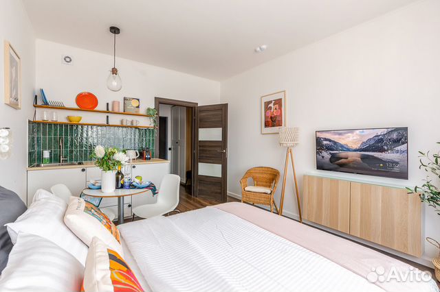 

Квартира-студия, 26 м², 1 кровать