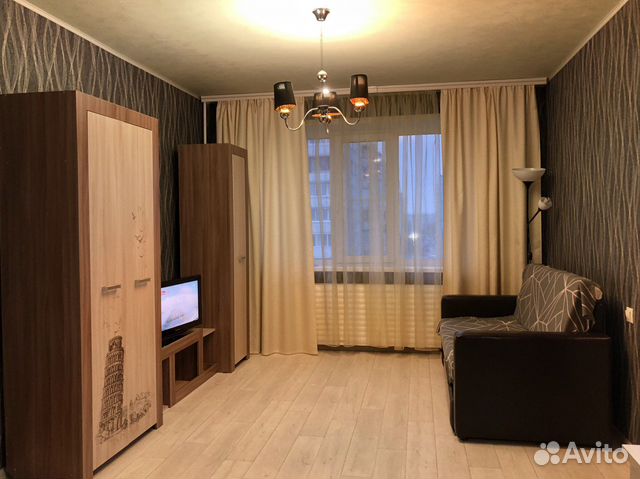 

1-к. квартира, 34 м², 2 кровати