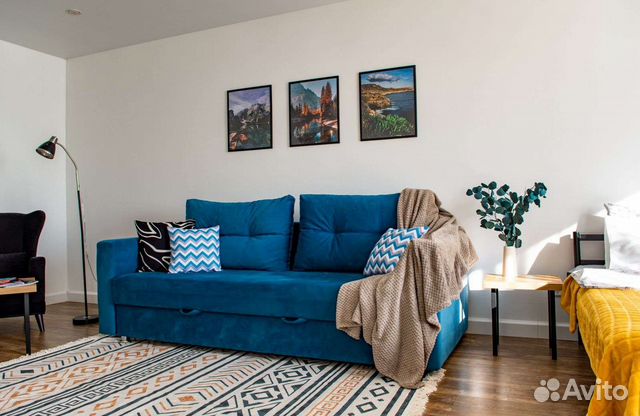 

1-к. квартира, 41 м², 2 кровати