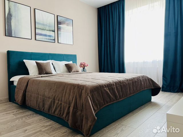 

1-к. квартира, 34 м², 2 кровати