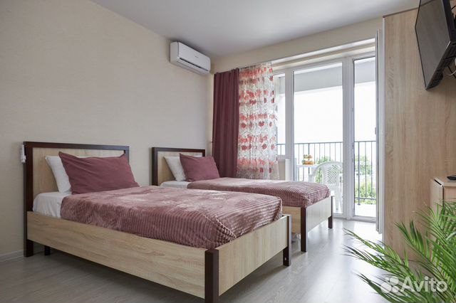 

Квартира-студия, 25 м², 2 кровати