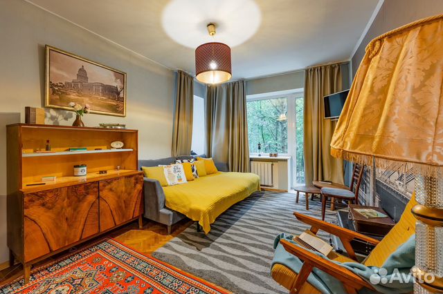

1-к. квартира, 34 м², 2 кровати