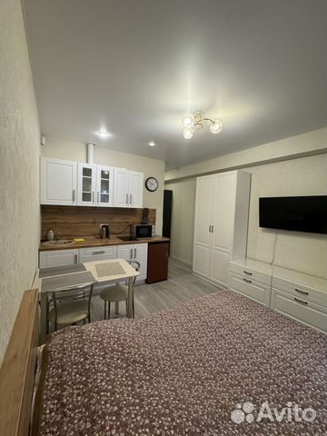 

Квартира-студия, 27 м², 2 кровати