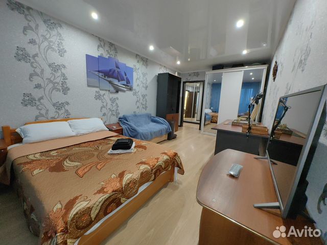 

1-к. квартира, 38 м², 3 кровати