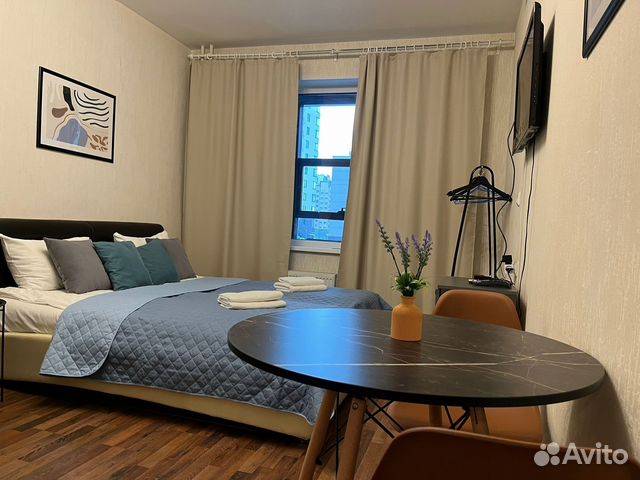 

Квартира-студия, 28 м², 3 кровати