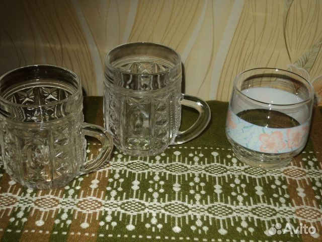 Кружки пивные и бокалы для коньяка