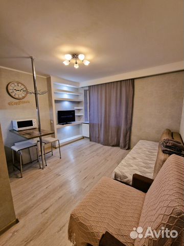 

Квартира-студия, 27 м², 2 кровати