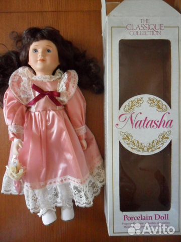 Коллекционная кукла Наташа, фарфор, Италия