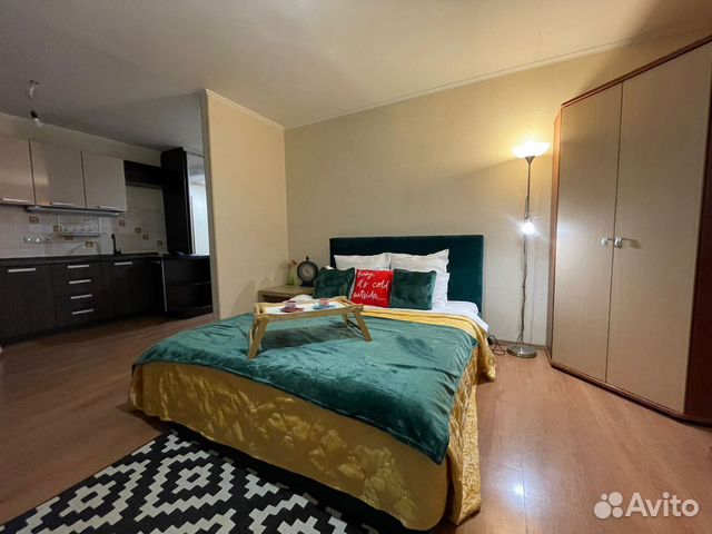 

Квартира-студия, 46 м², 1 кровать
