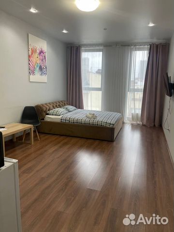 

Квартира-студия, 37 м², 1 кровать