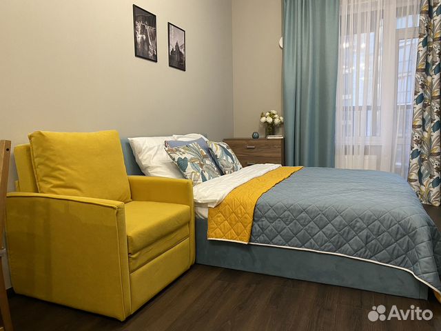 

Квартира-студия, 28 м², 2 кровати