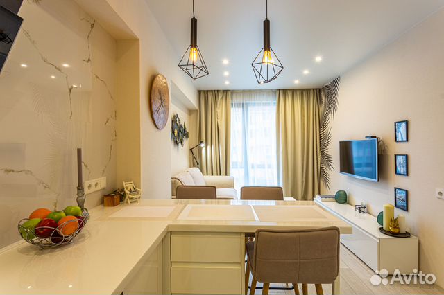 

2-к. квартира, 45 м², 2 кровати