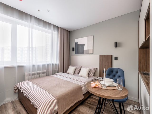 

Квартира-студия, 18 м², 1 кровать