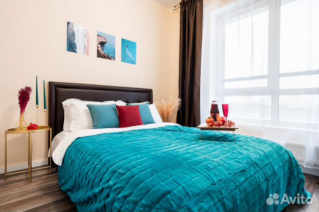 

1-к. квартира, 40 м², 2 кровати