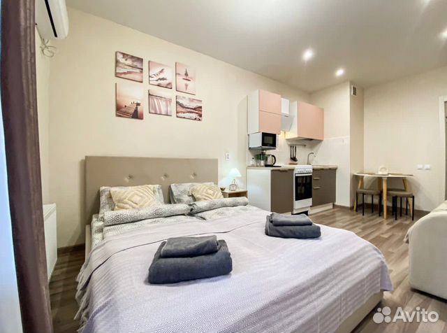 

Квартира-студия, 29 м², 2 кровати