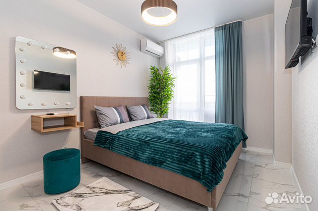 

1-к. квартира, 42 м², 2 кровати