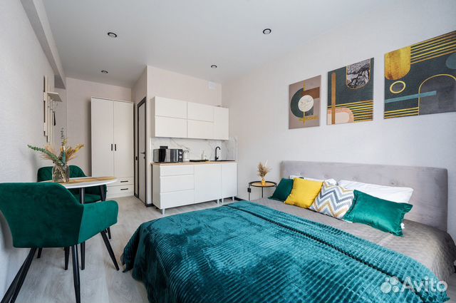 

Квартира-студия, 20 м², 1 кровать