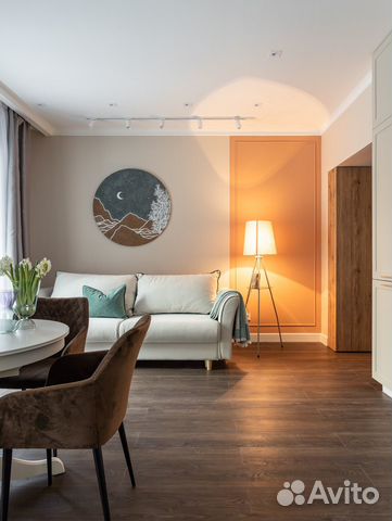 

1-к. квартира, 60 м², 2 кровати